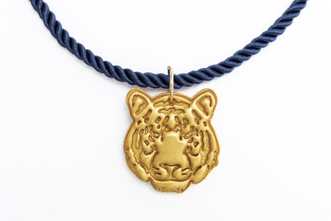 Navy Rope with Medium Tiger