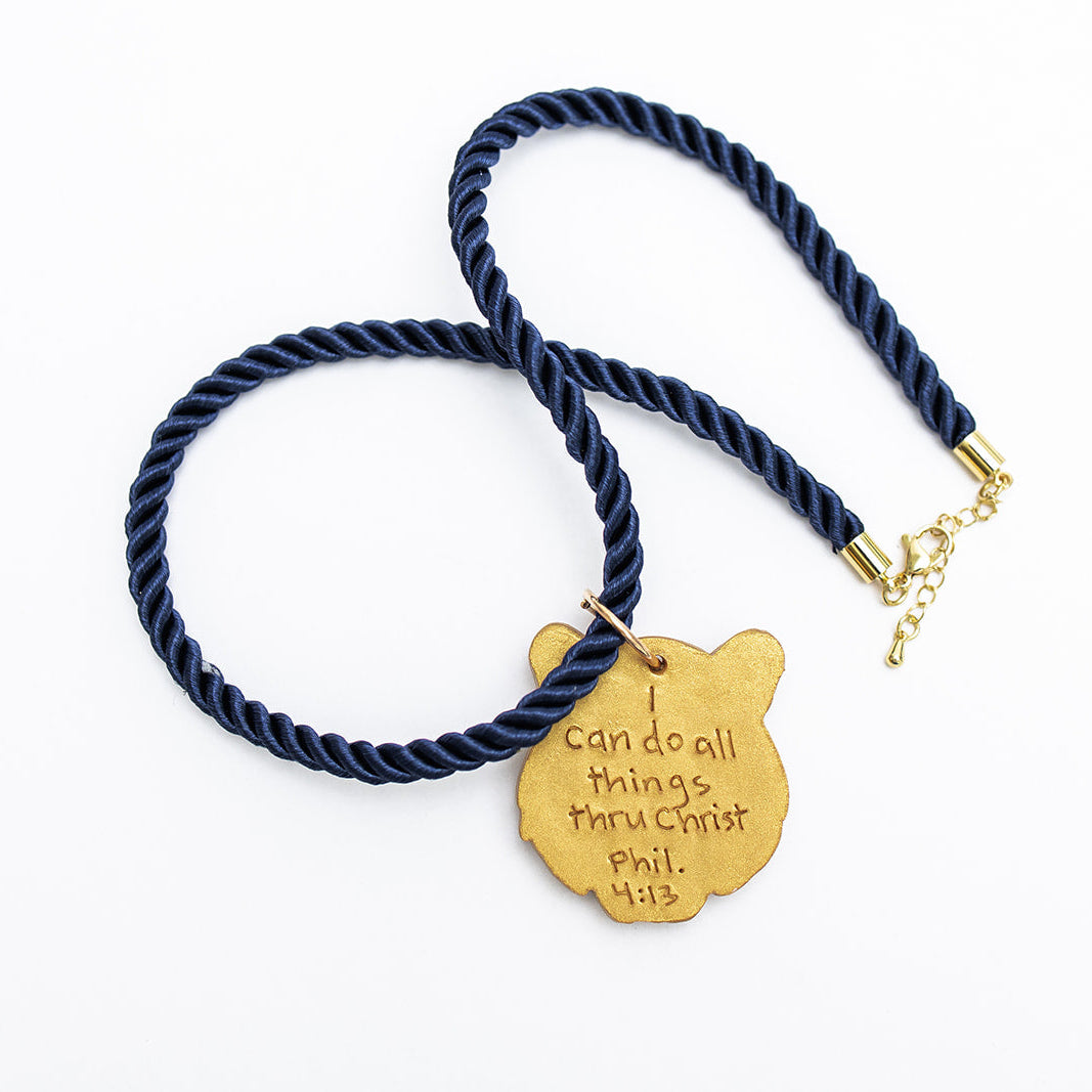 Navy Rope with Medium Tiger