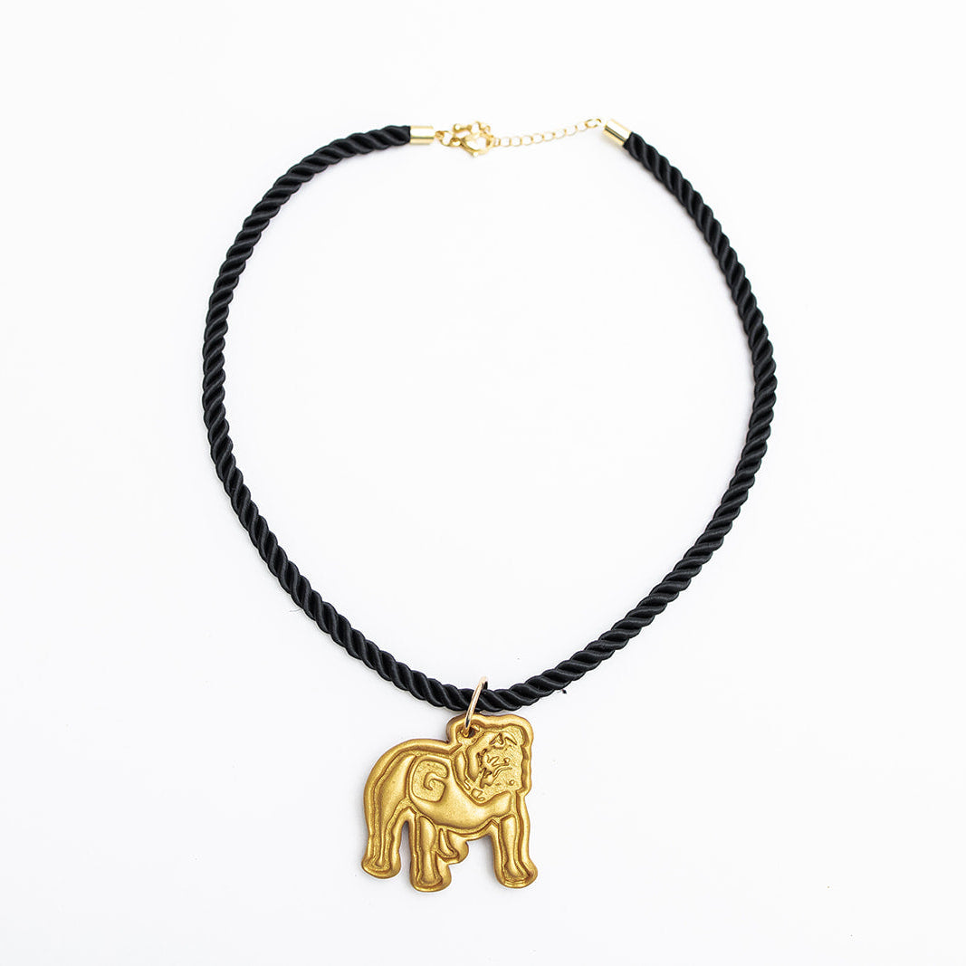 Black Rope with Medium Bulldog
