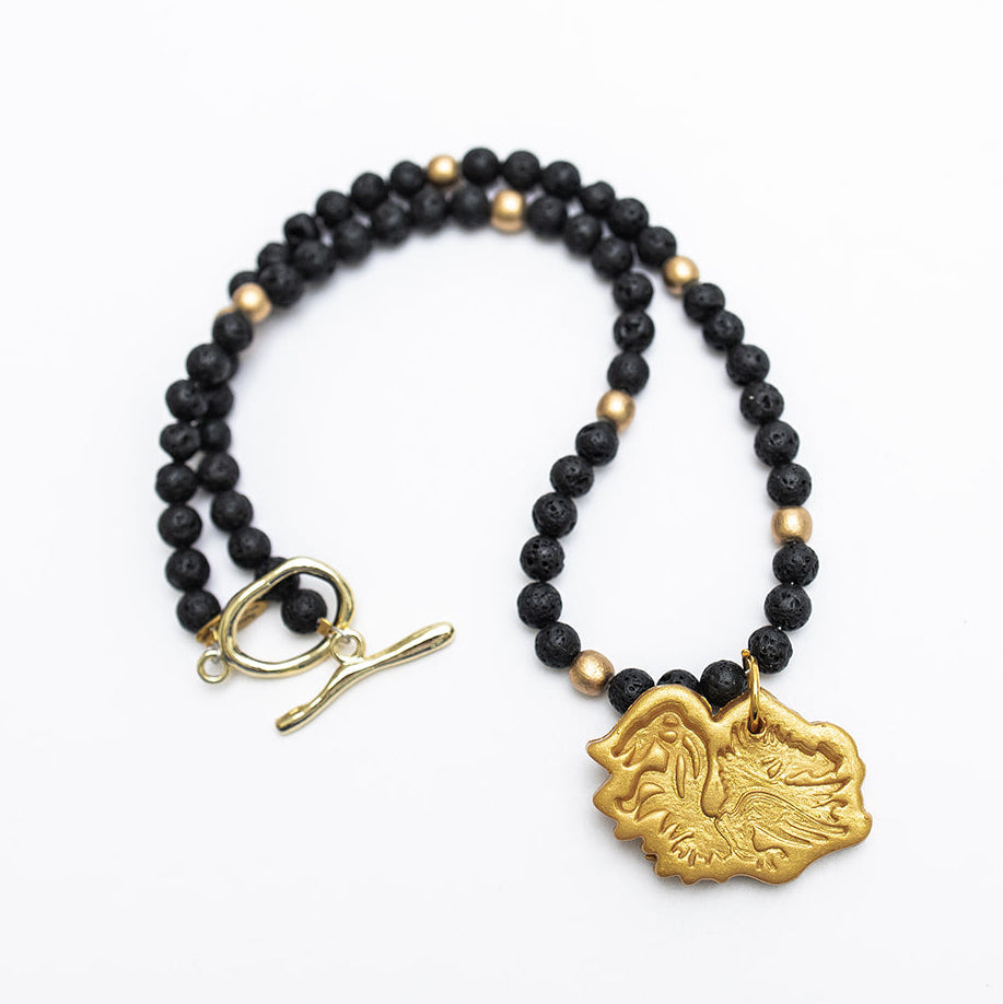 Black Lava with Small Gamecock