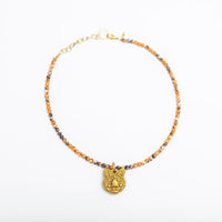 Blue and Orange Jasper with Small Tiger