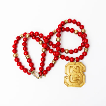 Red Double Jade with NC Medallion
