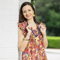 Blue African Glass with Andrea Cross