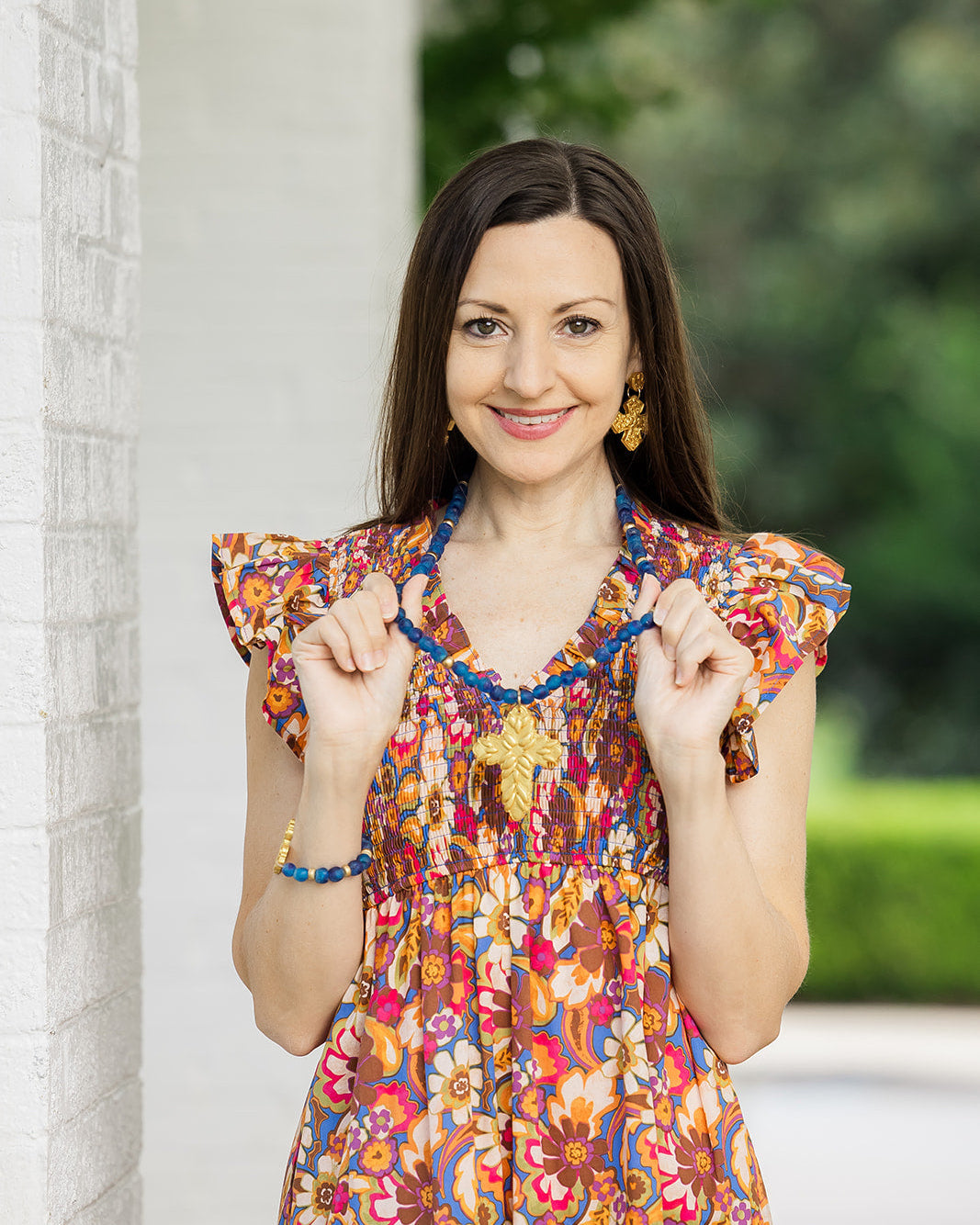 Blue African Glass with Andrea Cross