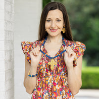 Blue African Glass with Andrea Cross