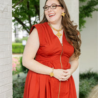 Rainbow African Sea Glass with Rachel Cross Bracelet