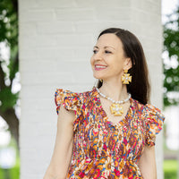 18" Pearls with Grace Pearl Cross