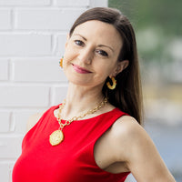 Red and Green Hoops Small