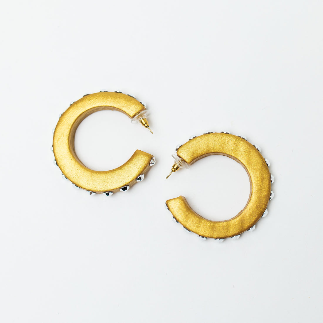 Silver Hoops