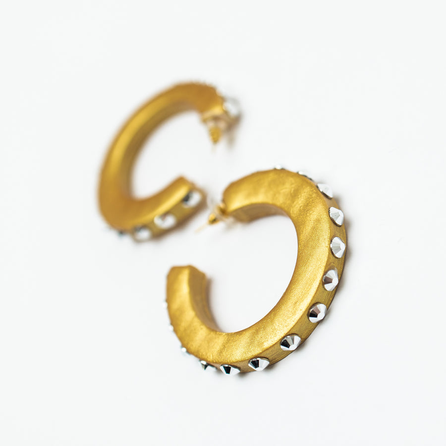 Silver Hoops