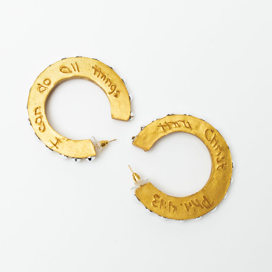 Silver Hoops
