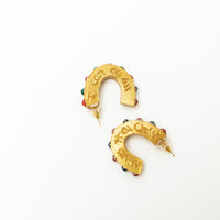 Red and Green Hoops Small