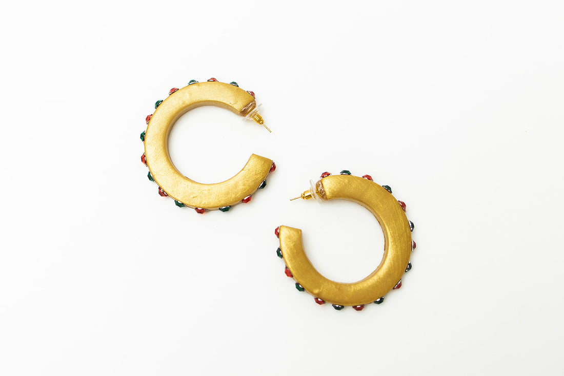 Red and Green Hoops