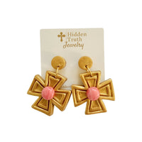 Anna Dangles with Pink Gem
