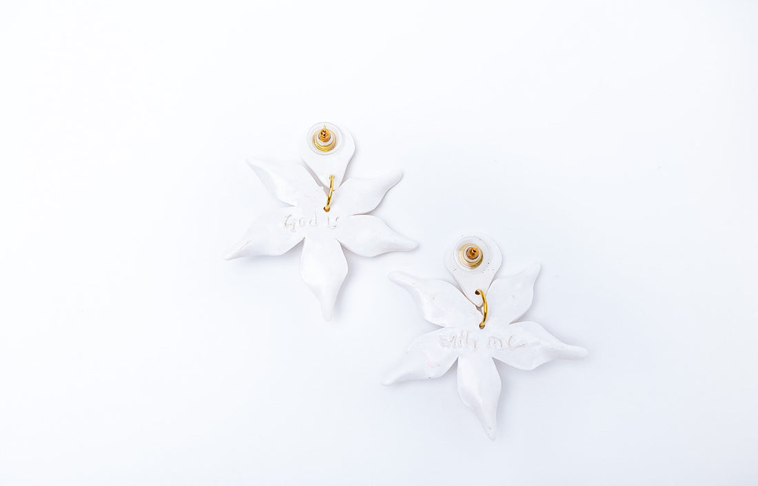 White Lily Dangles