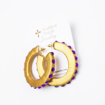 Purple Hoops