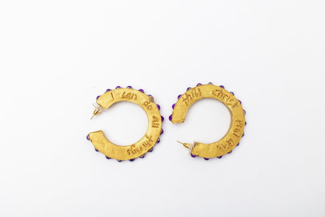 Purple Hoops