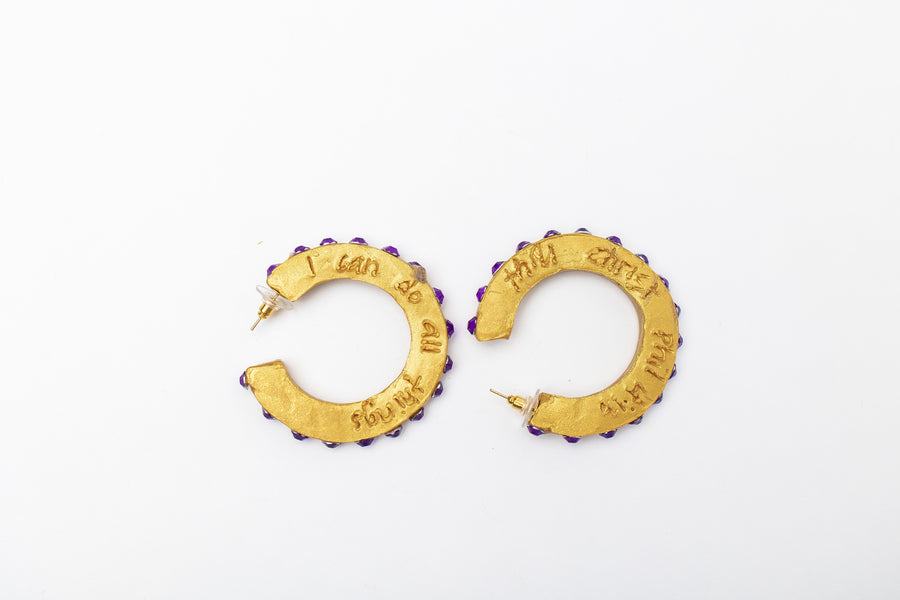 Purple Hoops