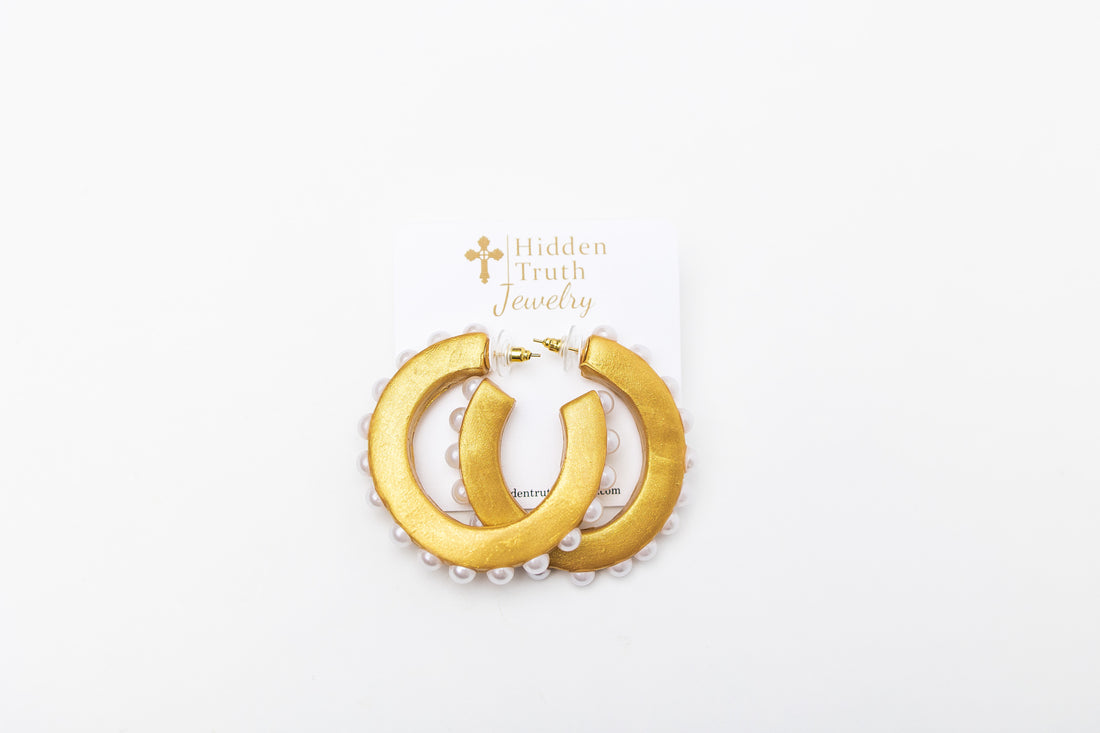 Pearl Hoops