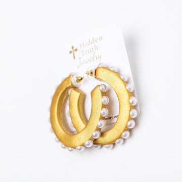 Pearl Hoops
