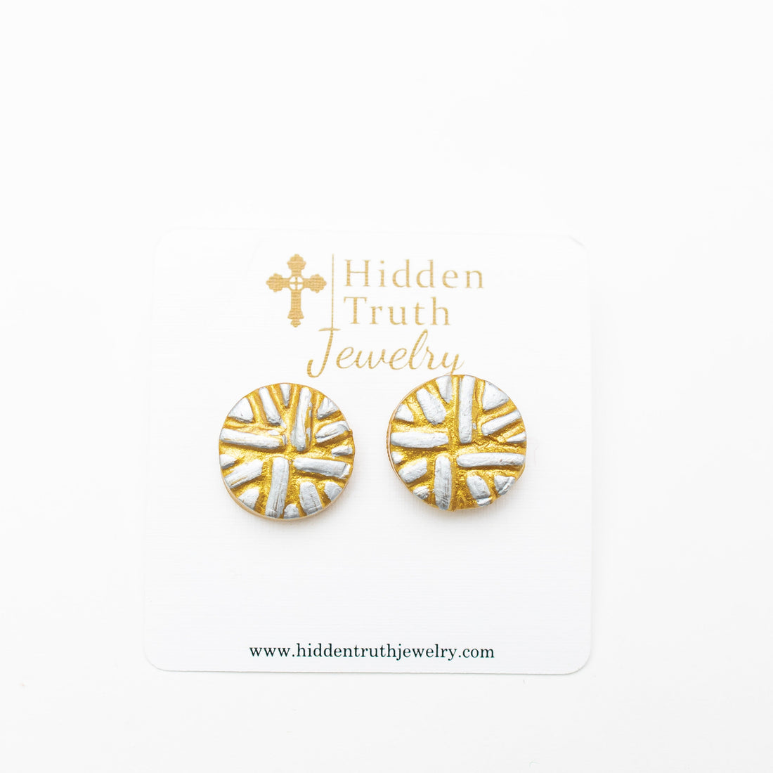 Silver & Gold Louise Studs