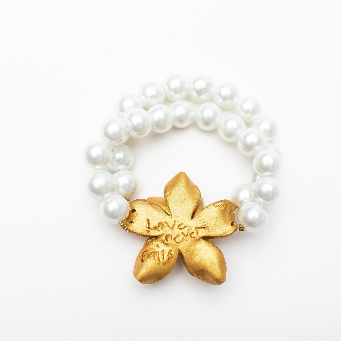 Pearl Double Strand with Magnolia Pearl