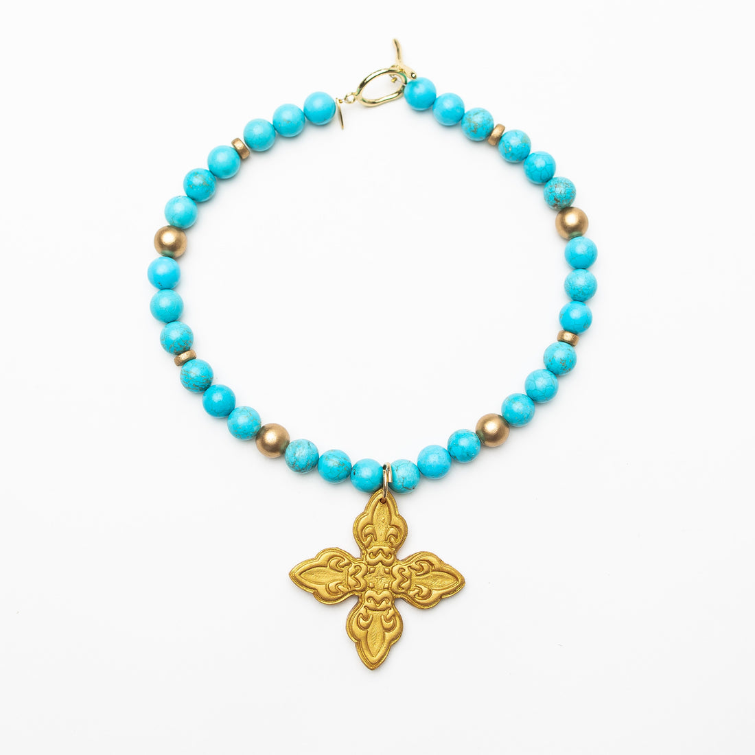 Turquoise Jade with Kait Cross