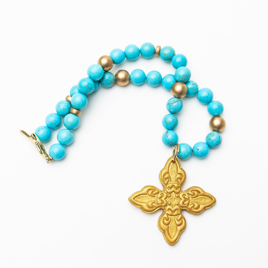 Turquoise Jade with Kait Cross