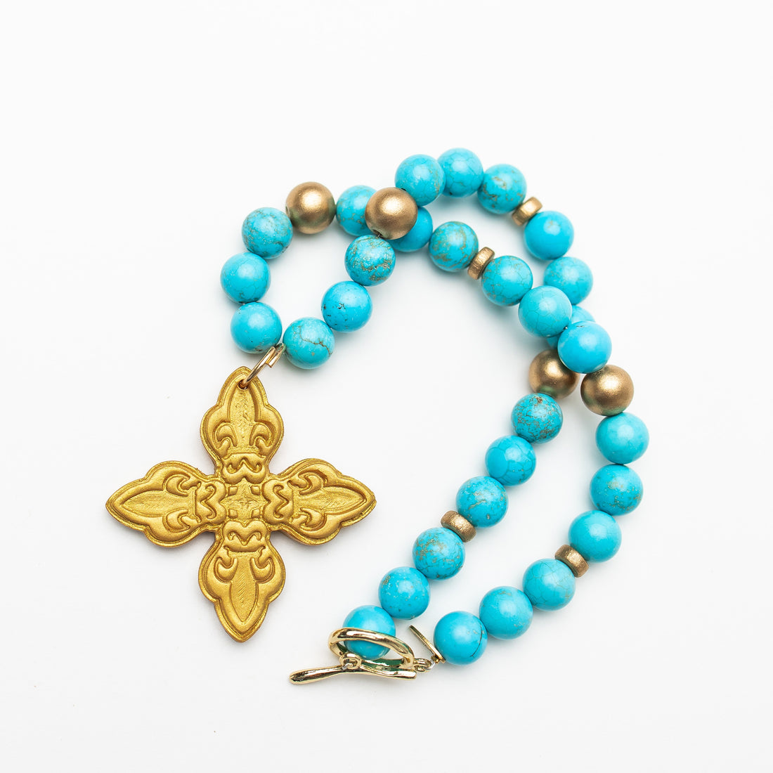 Turquoise Jade with Kait Cross
