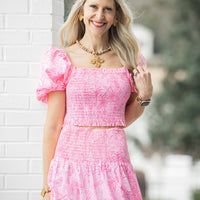 Pink Candy Jade with April Cross