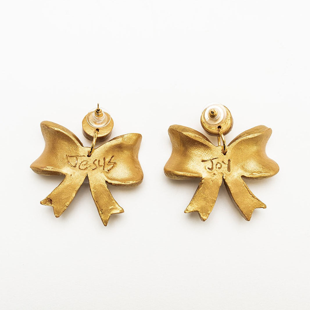 Bow Pearl Dangles
