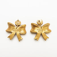 Bow Pearl Dangles