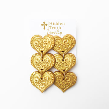 Trinity Heart Dangles
