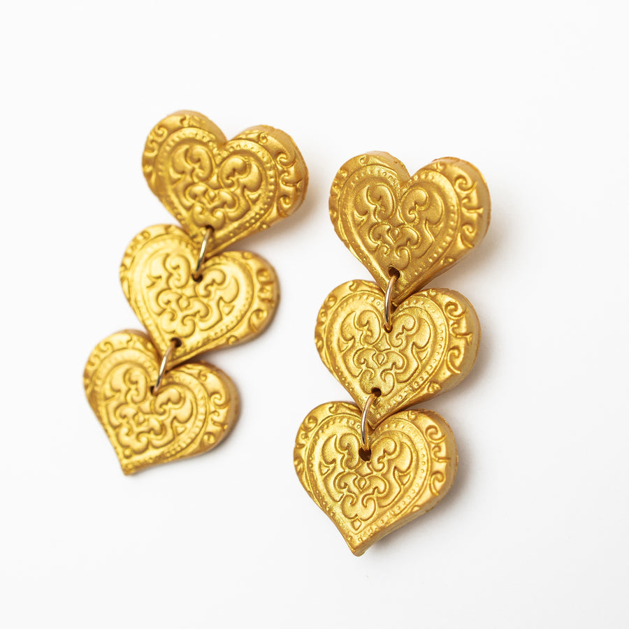 Trinity Heart Dangles