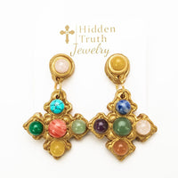 Esther Gem Double Dangles