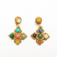 Esther Gem Double Dangles