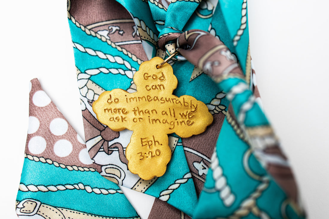 Teal Scarf with Susie Cross