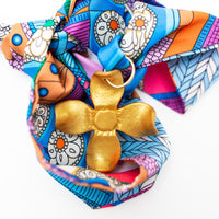 Multicolored Scarf with Dogwood