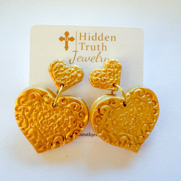 Hidden Truth Jewelry - Elizabeth Cross Dangles Earrings