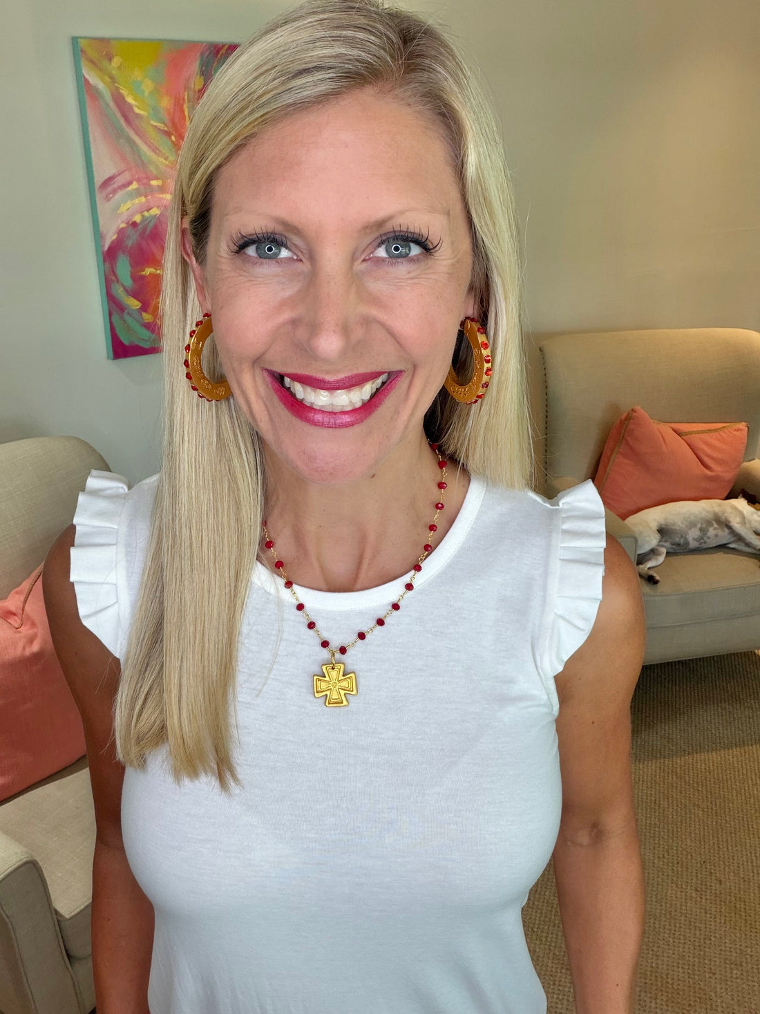 Red Chain with Anna Cross