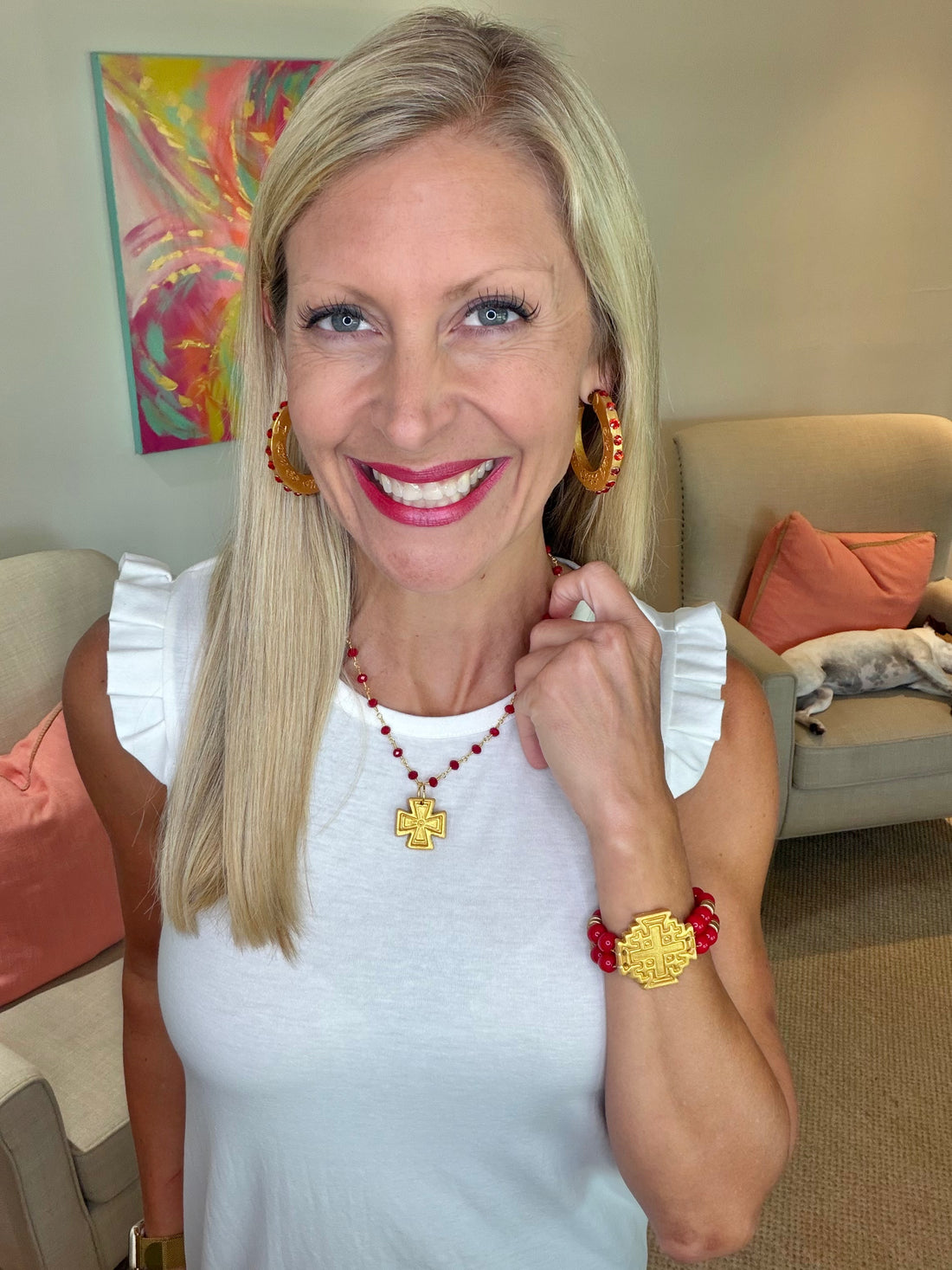 Red Chain with Anna Cross
