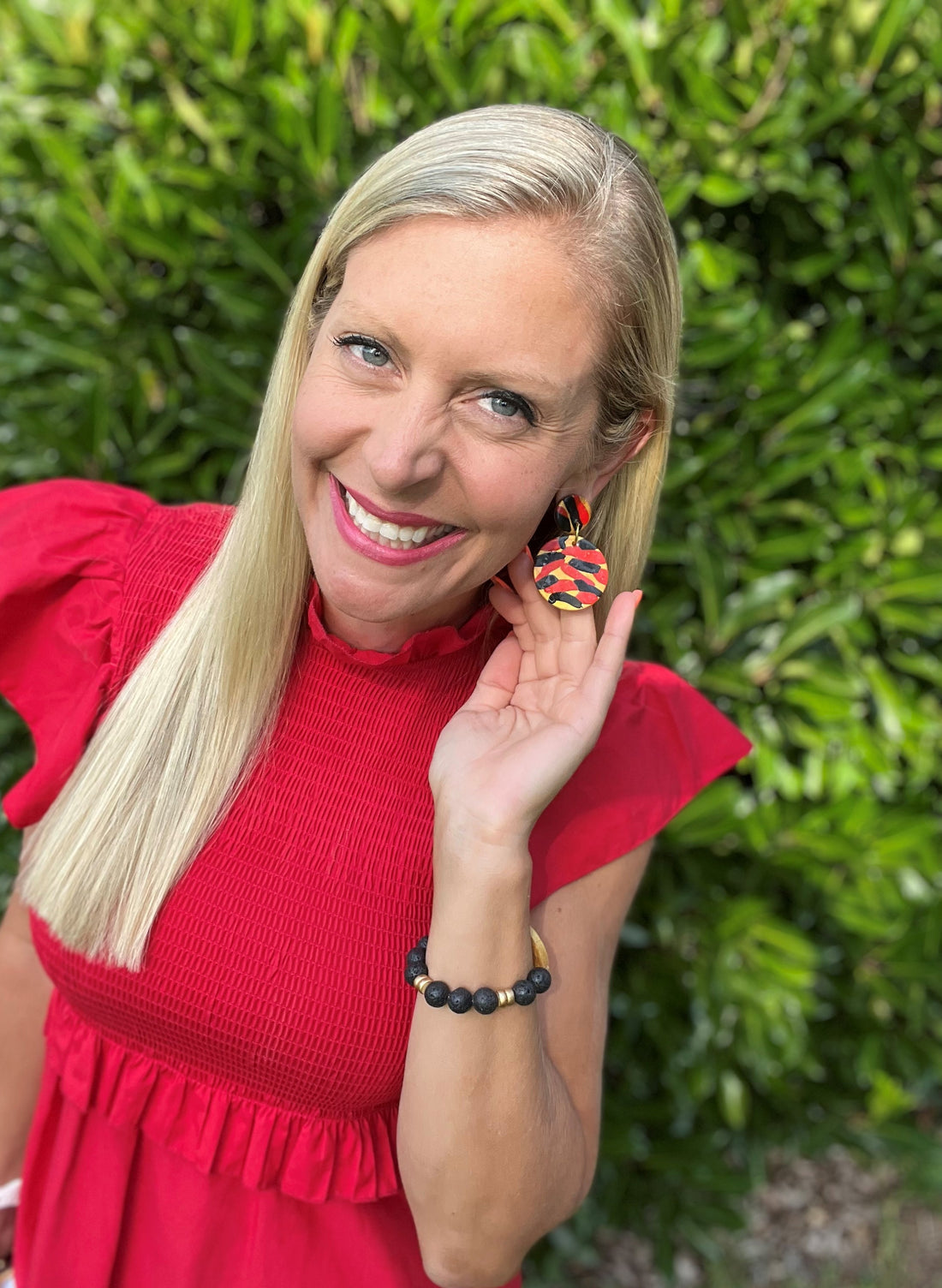 Gameday Confetti Double Dangle Earrings