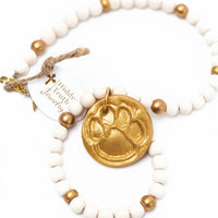 Wooden Small Tiger Paw Necklace (2 Colors)