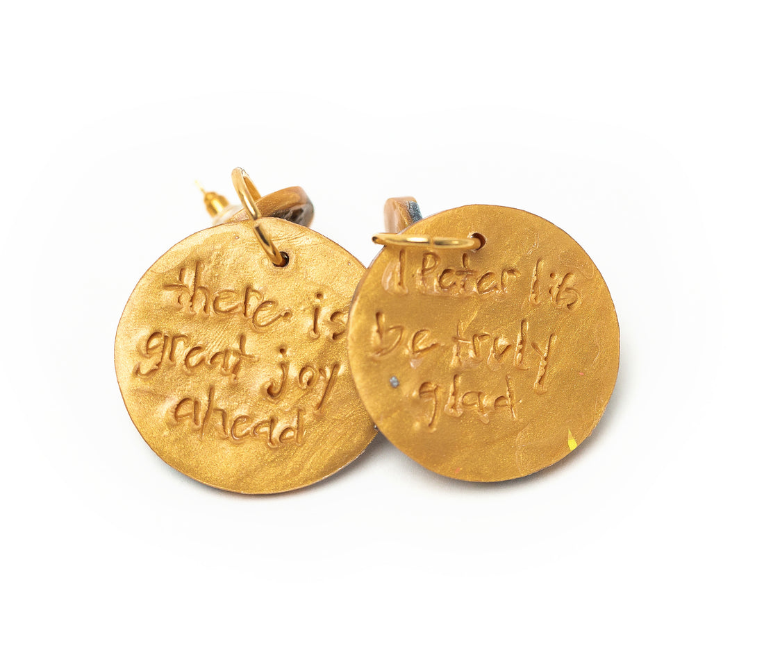 Gold, Silver & Bronze Double Dangles