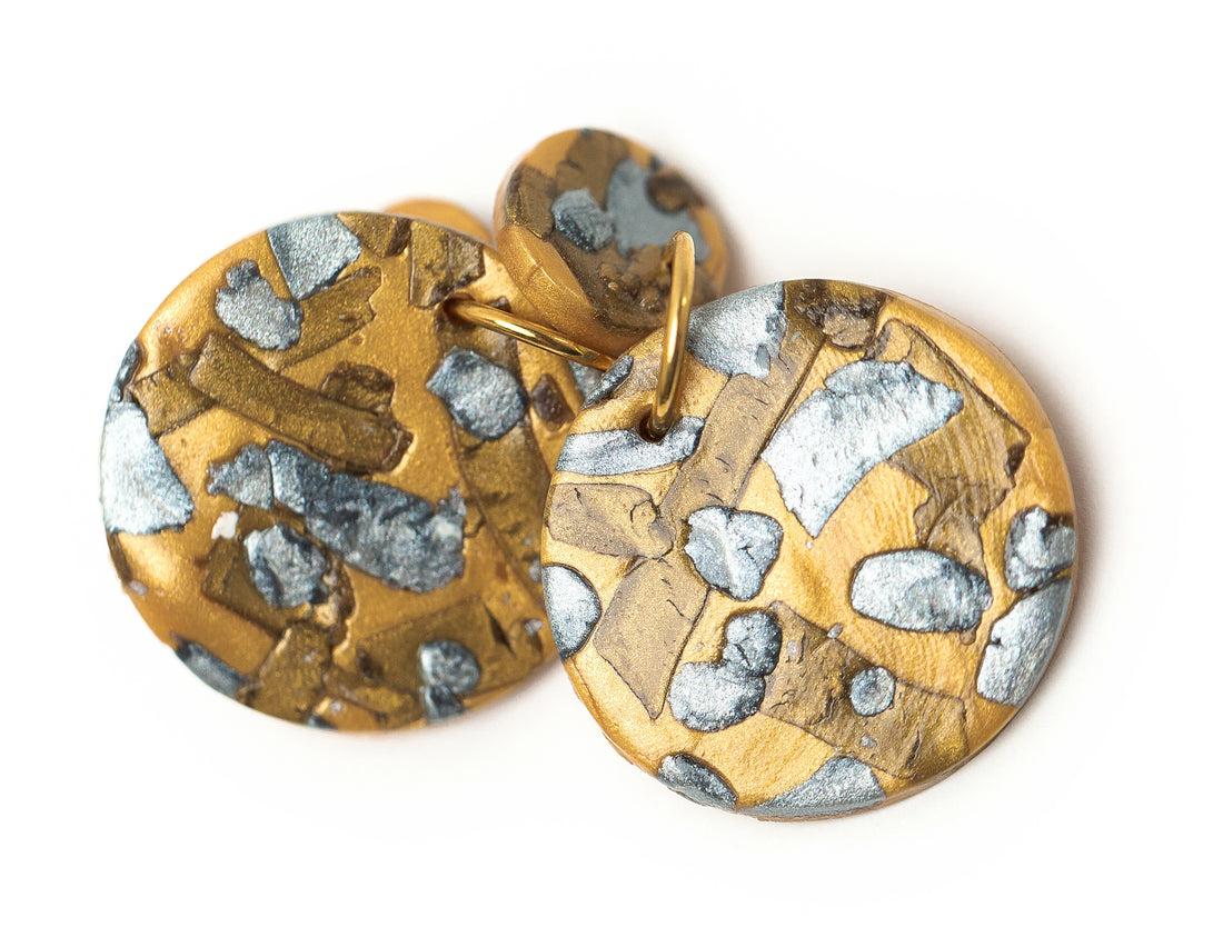 Gold, Silver & Bronze Double Dangles