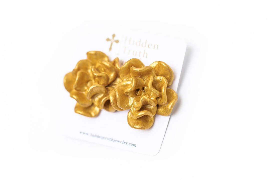 Camellia Blossom Studs