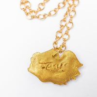 Gold Plated Figure 8 Chain with Gamecock