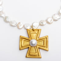 Mother of Pearl with Pearl Anna Cross