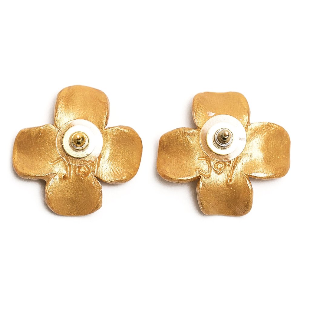 Dogwood Blossom Stud Earrings