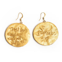 Leah Cross Dangle Earrings